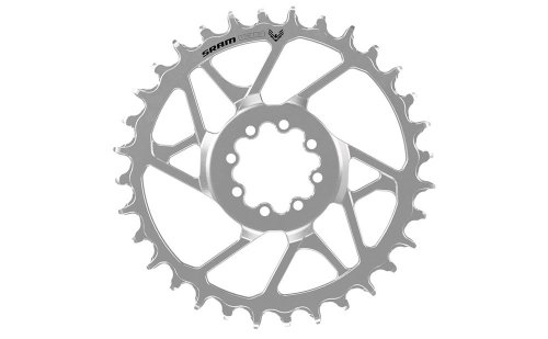 SRAM Chain Ring T-Type Eagle Steel Direct Mount 3mm Offset Eagle (Including 8 Bolts) Silver - Eagle