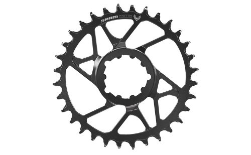 SRAM Chain Ring T-TYPE Eagle Steel Direct Mount 3mm Offset Eagle (including 3 bolts) Black - Eagle 7