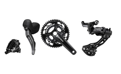 Evo Cycles Shimano GRX 12 Speed 1 x Drivetrain Bundle