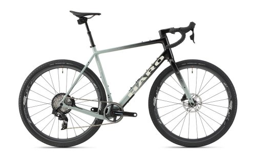 Haro Buzzard Carbon Top Shelf - Semi-Gloss Slate Blue Black Fade / White