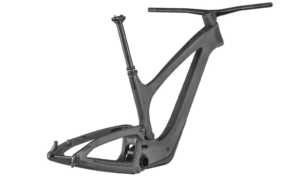 Black shop mtb frame