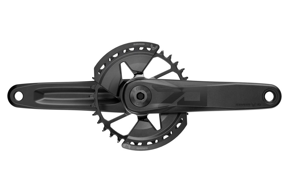 SRAM Crankset Eagle 70 CL55 DUB MTB Wide Black 2-guards 32t Steel T-Type (BB and BB DUB spacers are