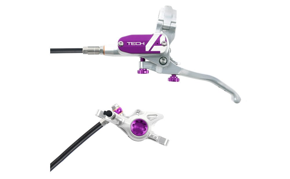 Hope Tech 4 X2  - Silver/Purple