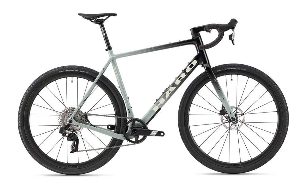 Haro Buzzard Carbon 2 - Semi-Gloss Slate Blue Black Fade / White