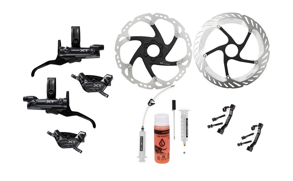 Shimano XT M8200/M8220 Disc Brake Bundle